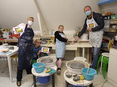Workshop pottenbakken Atelier Noord